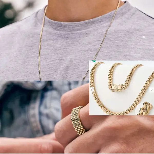 Cadena Cartier Oro Laminado