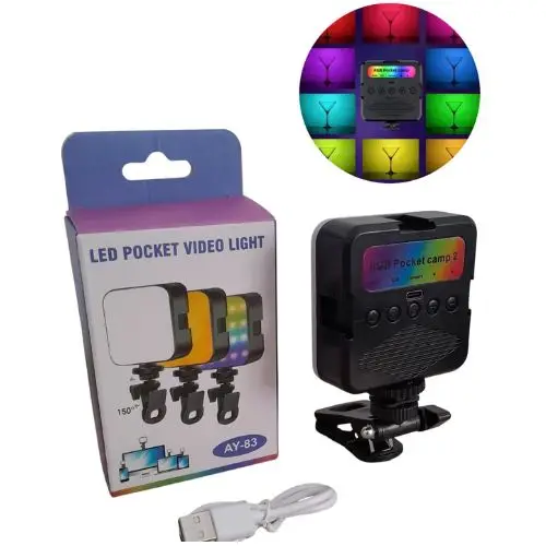 Luz Led y Trípode RGB AY-83